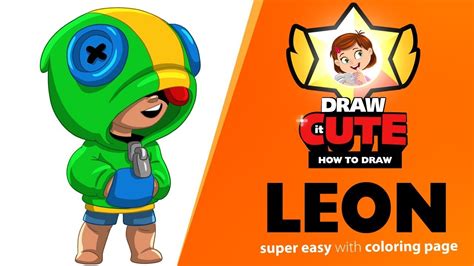 dessin brawl stars leon|How to Draw Leon 